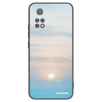 Picasee silikonski črni ovitek za Xiaomi Redmi Note 11S 5G - COLD SKIES