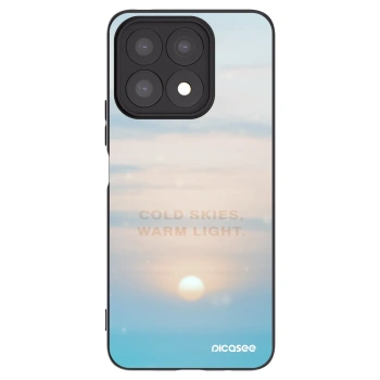 Picasee silikonski črni ovitek za Honor X8a - COLD SKIES