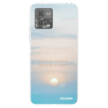 Picasee silikonski prozorni ovitek za Motorola Moto G72 - COLD SKIES