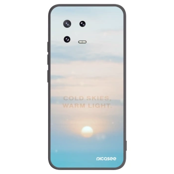 Picasee silikonski črni ovitek za Xiaomi 13 Pro - COLD SKIES