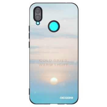 Picasee silikonski črni ovitek za Huawei Nova 3 - COLD SKIES