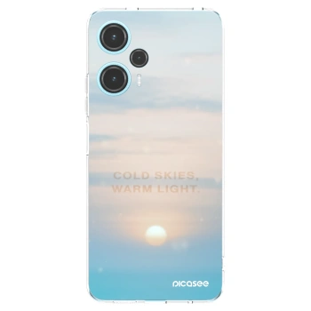 Picasee silikonski prozorni ovitek za Xiaomi Poco F5 - COLD SKIES