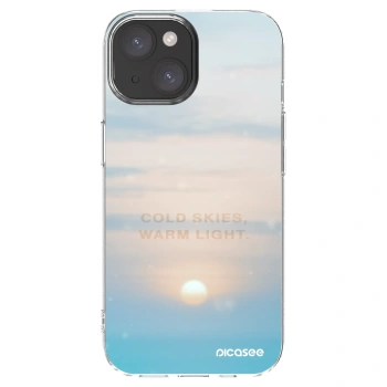 Picasee silikonski prozorni ovitek za Apple iPhone 15 - COLD SKIES