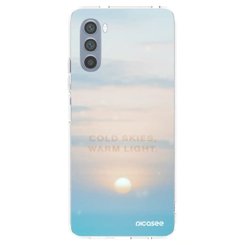Picasee silikonski prozorni ovitek za Motorola Moto G62 - COLD SKIES