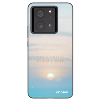 Picasee silikonski črni ovitek za Xiaomi 13T Pro - COLD SKIES