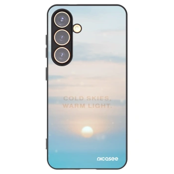 Picasee silikonski črni ovitek za Samsung Galaxy S24 S921B 5G - COLD SKIES
