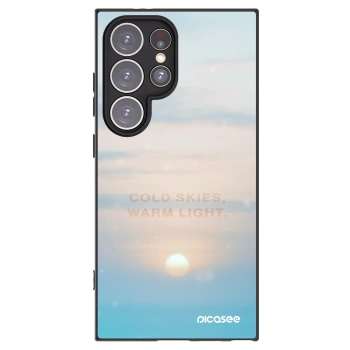 Picasee silikonski črni ovitek za Samsung Galaxy S24 Ultra S928B 5G - COLD SKIES