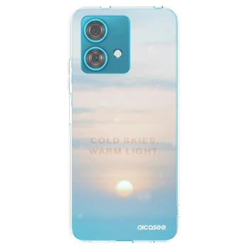 Picasee silikonski prozorni ovitek za Motorola Edge 40 Neo - COLD SKIES