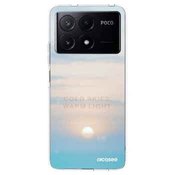 Picasee silikonski prozorni ovitek za Xiaomi Poco X6 Pro - COLD SKIES