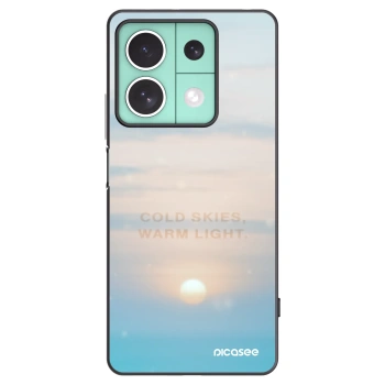 Picasee silikonski črni ovitek za Xiaomi Redmi Note 13 5G - COLD SKIES
