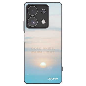 Picasee silikonski črni ovitek za Xiaomi Redmi Note 13 Pro 4G - COLD SKIES