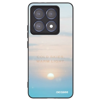 Picasee silikonski črni ovitek za Xiaomi 14T Pro - COLD SKIES