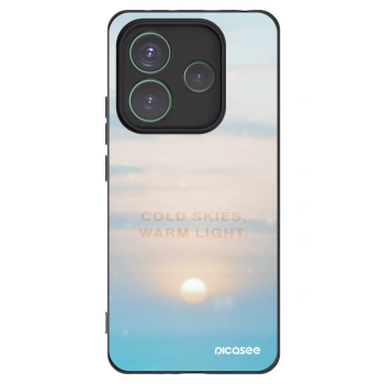 Picasee silikonski črni ovitek za Xiaomi Redmi Note 14 5G - COLD SKIES