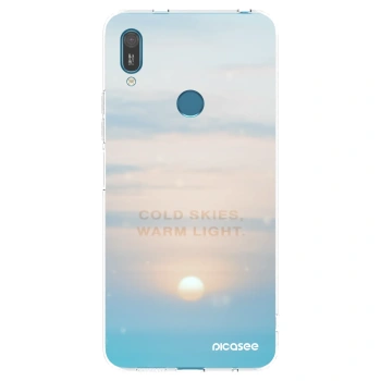Picasee silikonski prozorni ovitek za Huawei Y7 2019 - COLD SKIES