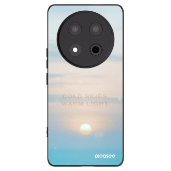 Picasee silikonski črni ovitek za Honor Magic7 Lite 5G - COLD SKIES