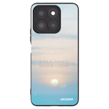 Picasee silikonski črni ovitek za Honor X8c - COLD SKIES