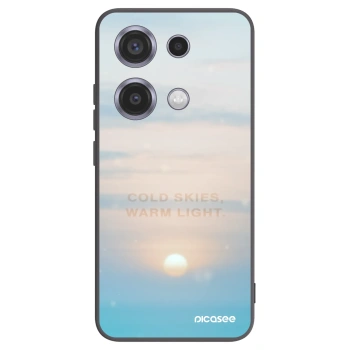 Picasee silikonski črni ovitek za Xiaomi Redmi Note 14S - COLD SKIES