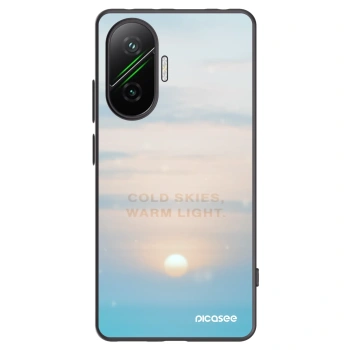 Picasee silikonski črni ovitek za Xiaomi Poco F7 5G - COLD SKIES