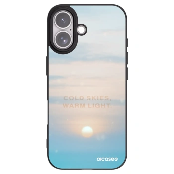 Picasee silikonski črni ovitek za Apple iPhone 17 - COLD SKIES