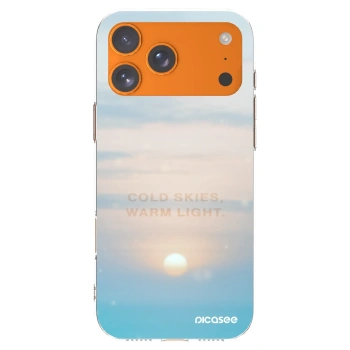 Picasee silikonski prozorni ovitek za Apple iPhone 17 Pro Max - COLD SKIES