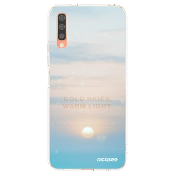 Picasee silikonski prozorni ovitek za Samsung Galaxy A70 A705F - COLD SKIES