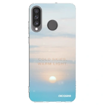 Picasee silikonski prozorni ovitek za Huawei P30 Lite - COLD SKIES