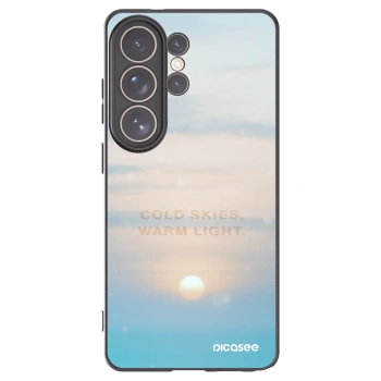 Picasee silikonski črni ovitek za Samsung Galaxy S26 Ultra - COLD SKIES