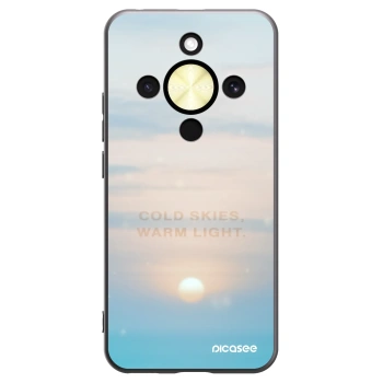 Picasee silikonski črni ovitek za Honor Magic8 Lite 5G - COLD SKIES