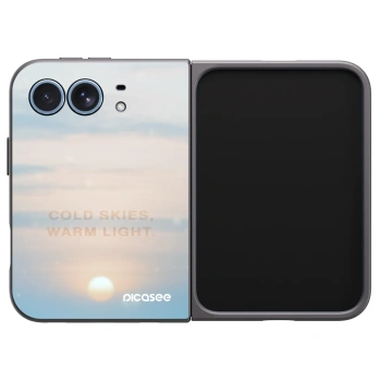 Picasee silikonski črni ovitek za Apple iPhone Duo - COLD SKIES