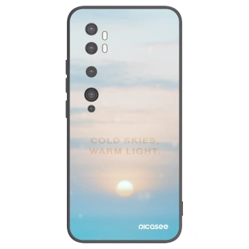 Picasee silikonski črni ovitek za Xiaomi Mi Note 10 (Pro) - COLD SKIES