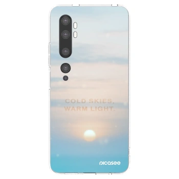 Picasee silikonski prozorni ovitek za Xiaomi Mi Note 10 (Pro) - COLD SKIES