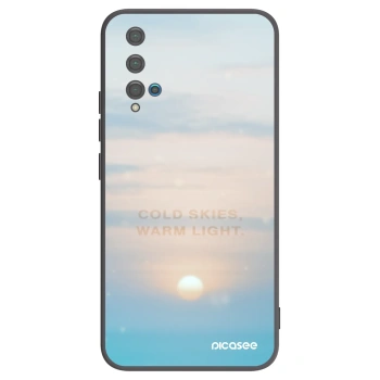 Picasee silikonski črni ovitek za Huawei Nova 5T - COLD SKIES