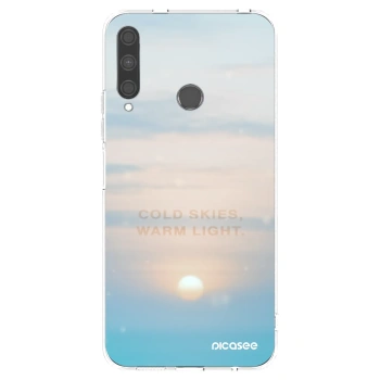 Picasee silikonski prozorni ovitek za Huawei P40 Lite E - COLD SKIES