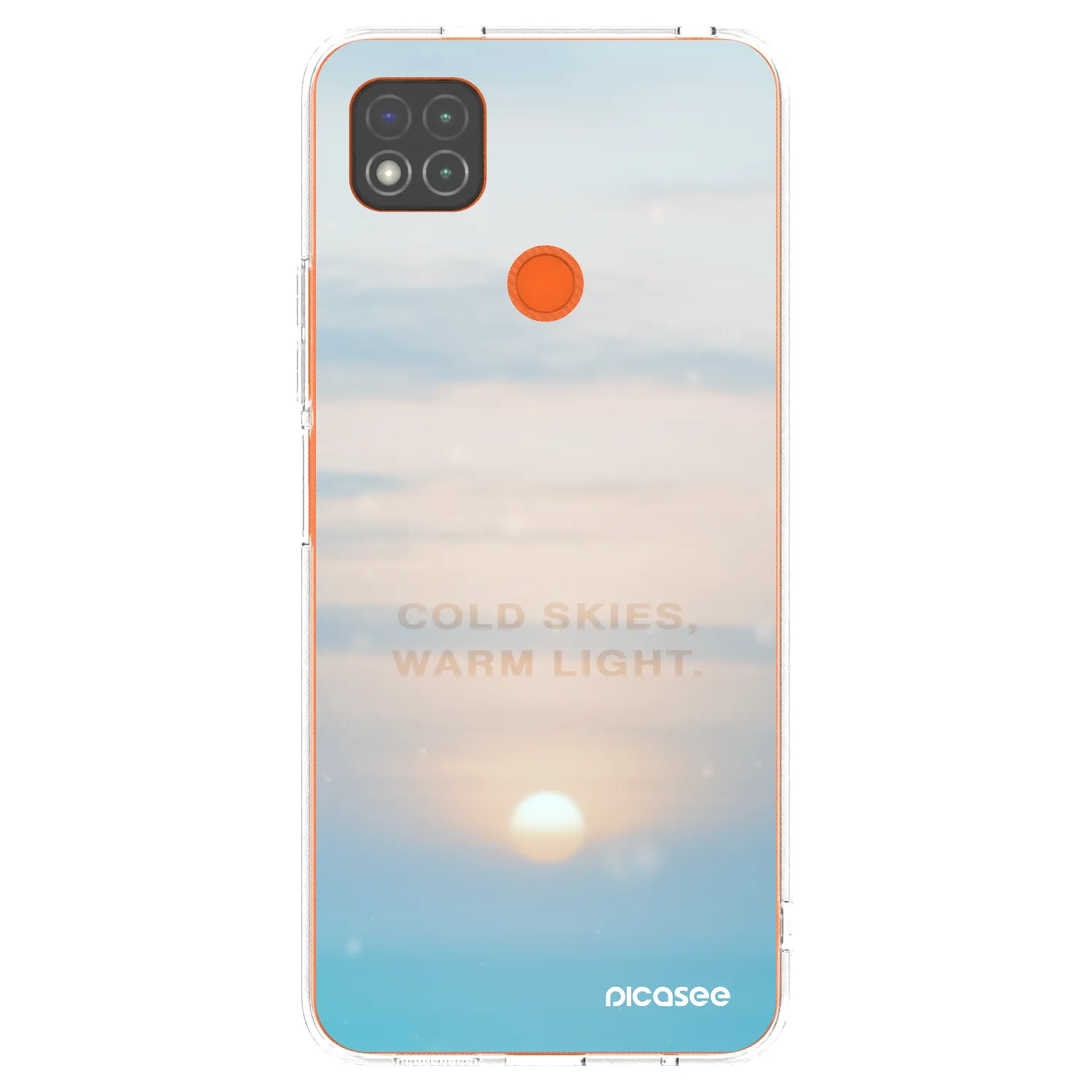 Picasee silikonski prozorni ovitek za Xiaomi Redmi 9C - COLD SKIES