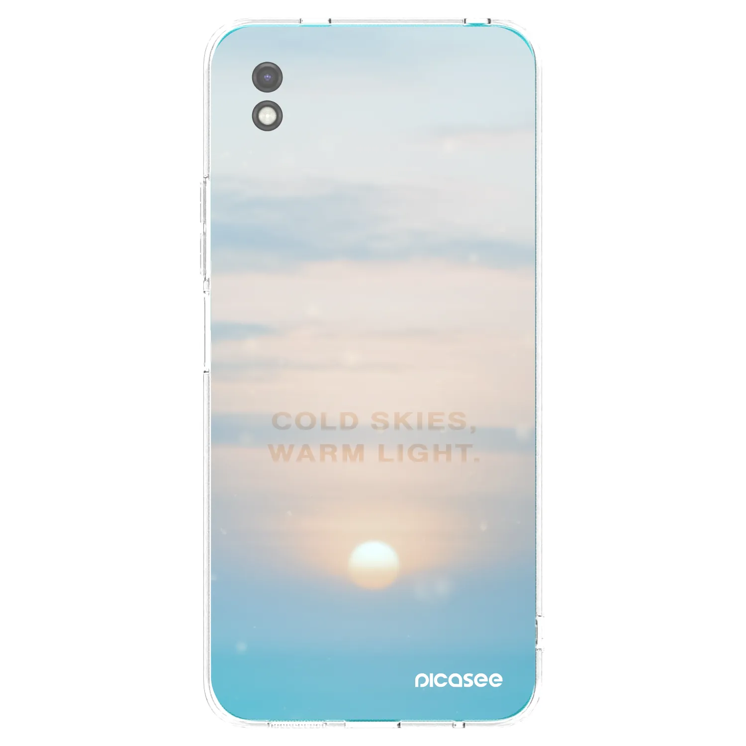 Picasee silikonski črni ovitek za Xiaomi Redmi 9A - COLD SKIES