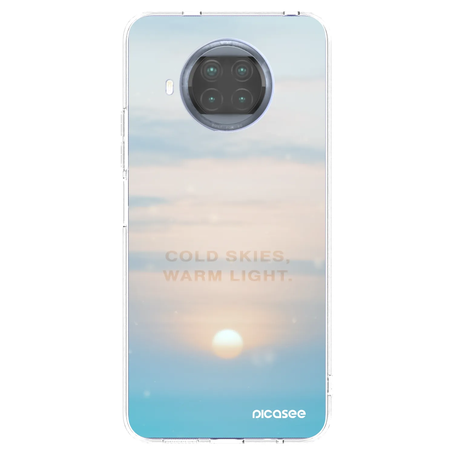 Picasee silikonski prozorni ovitek za Xiaomi Mi 10T Lite - COLD SKIES