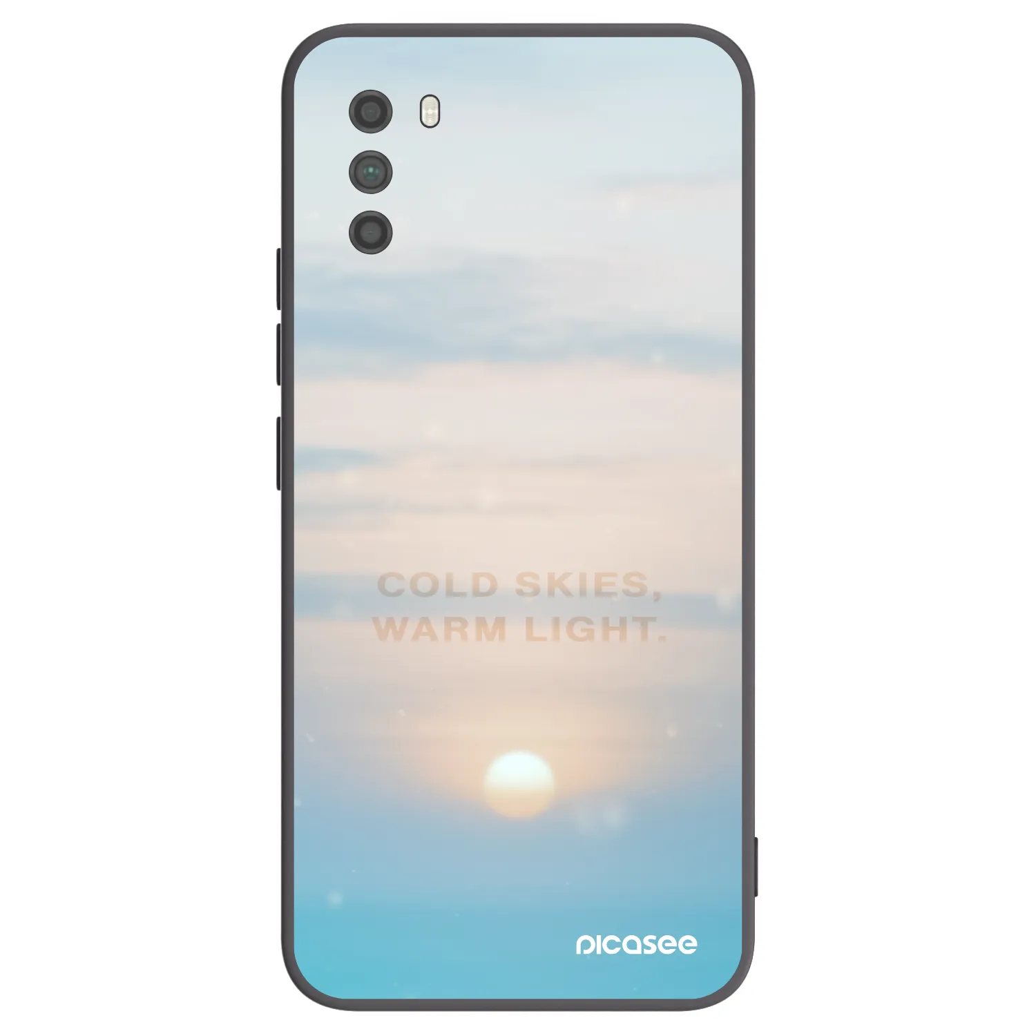Picasee silikonski črni ovitek za Xiaomi Poco M3 - COLD SKIES