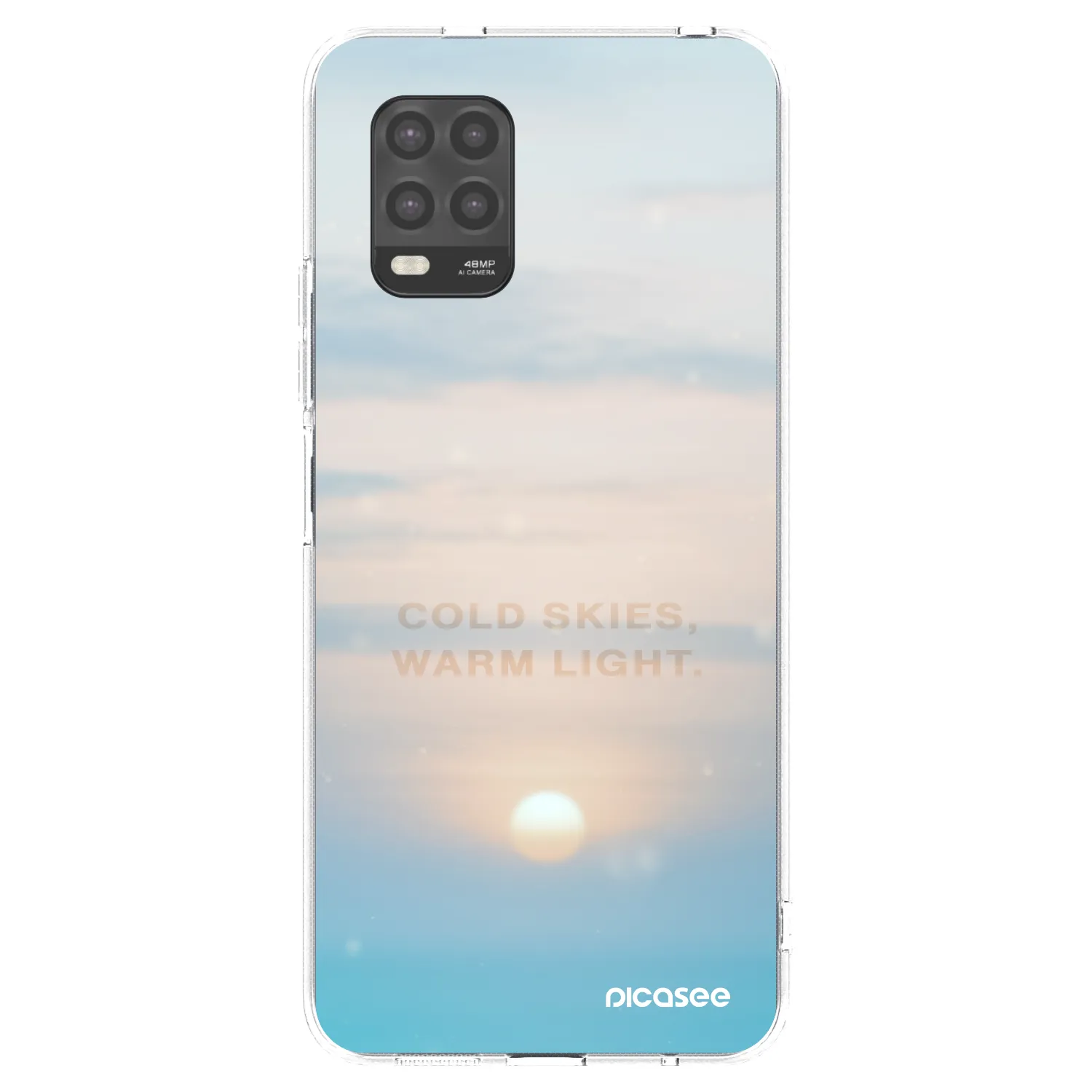 Picasee silikonski prozorni ovitek za Xiaomi Mi 10 Lite - COLD SKIES