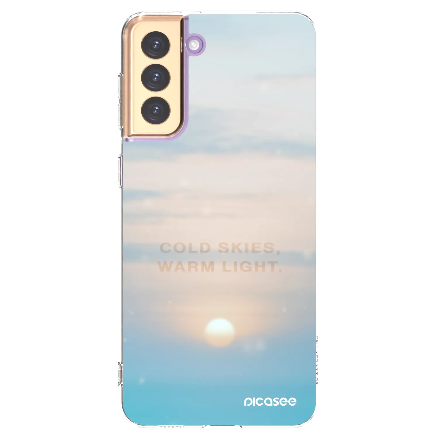 Picasee silikonski prozorni ovitek za Samsung Galaxy S21+ 5G G996F - COLD SKIES