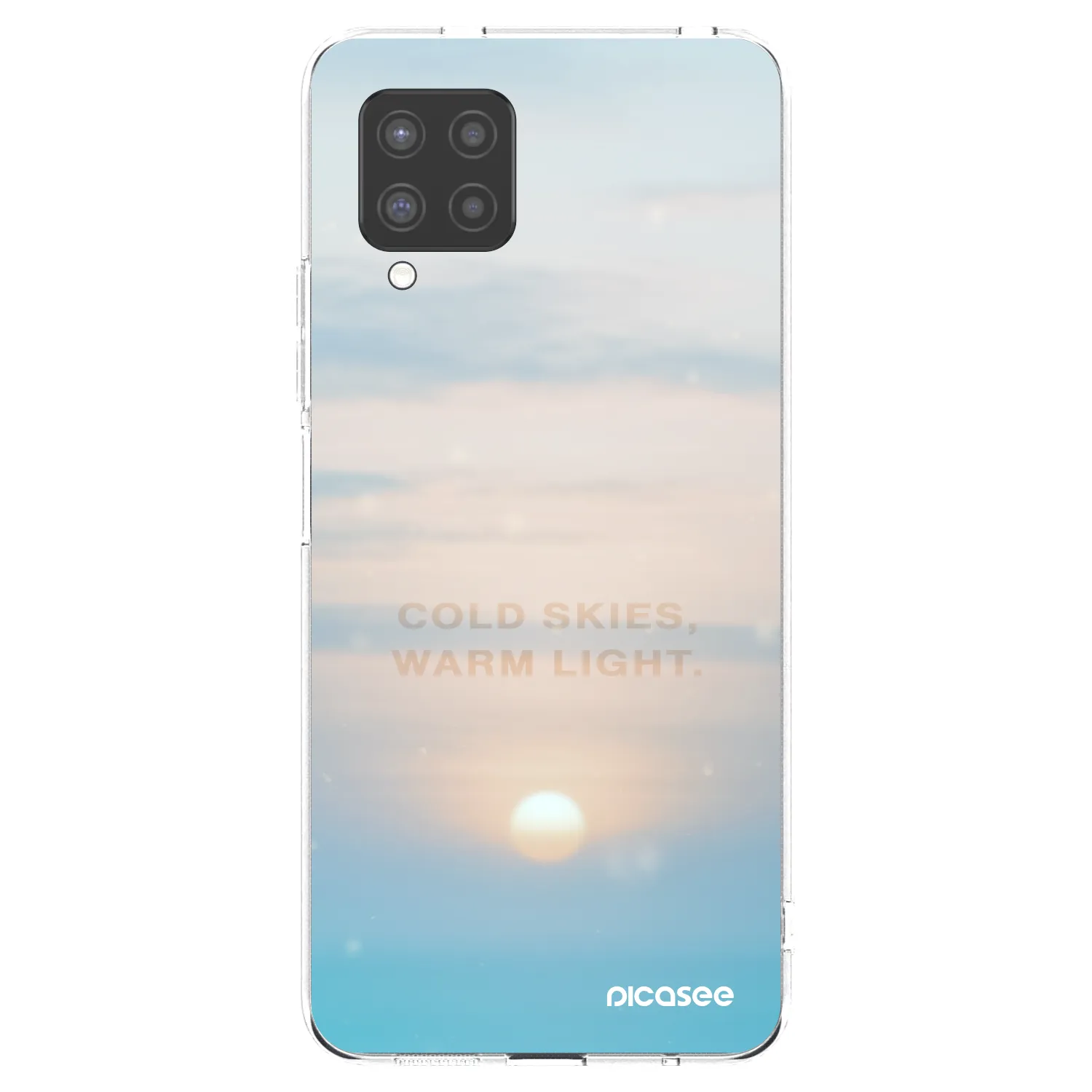 Picasee silikonski prozorni ovitek za Samsung Galaxy A42 A426B - COLD SKIES