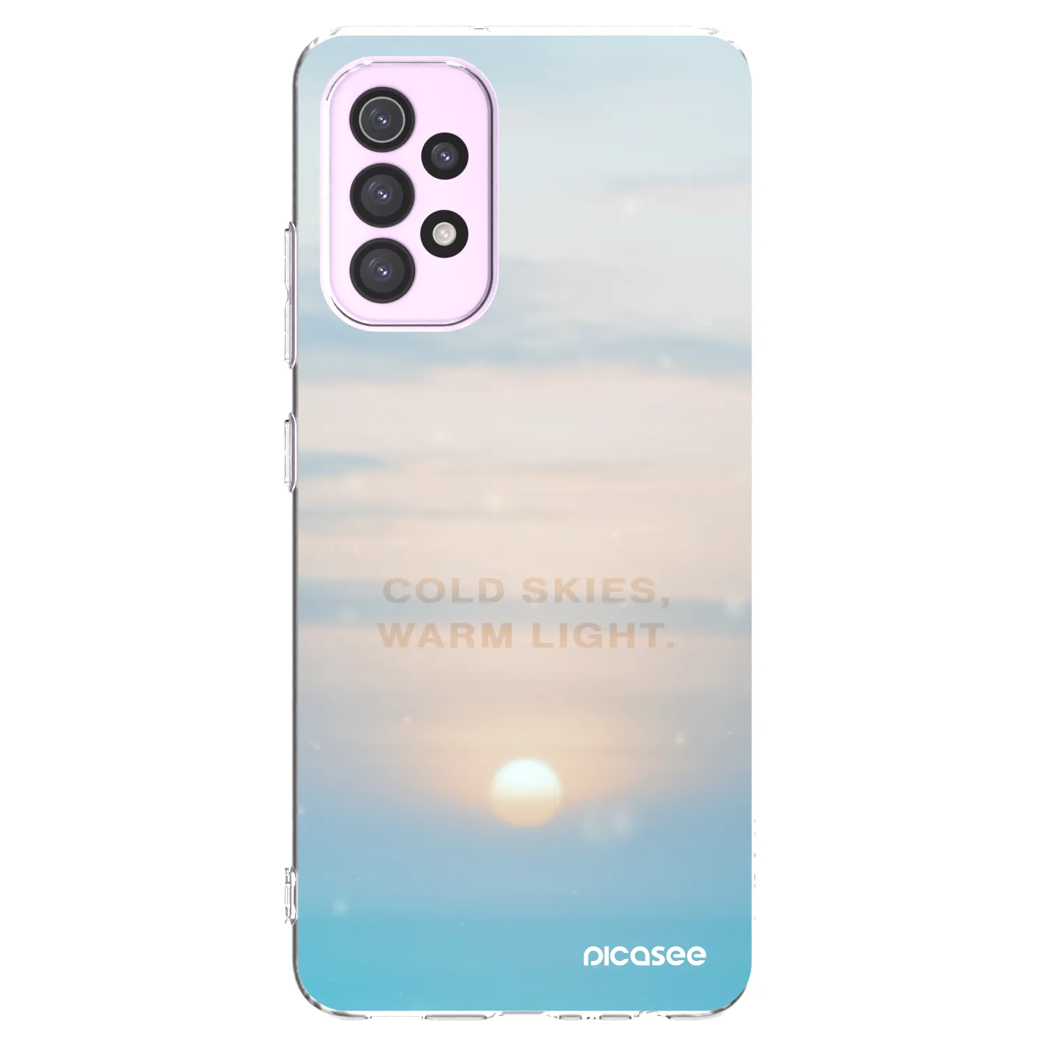 Picasee silikonski prozorni ovitek za Samsung Galaxy A32 5G A326B - COLD SKIES