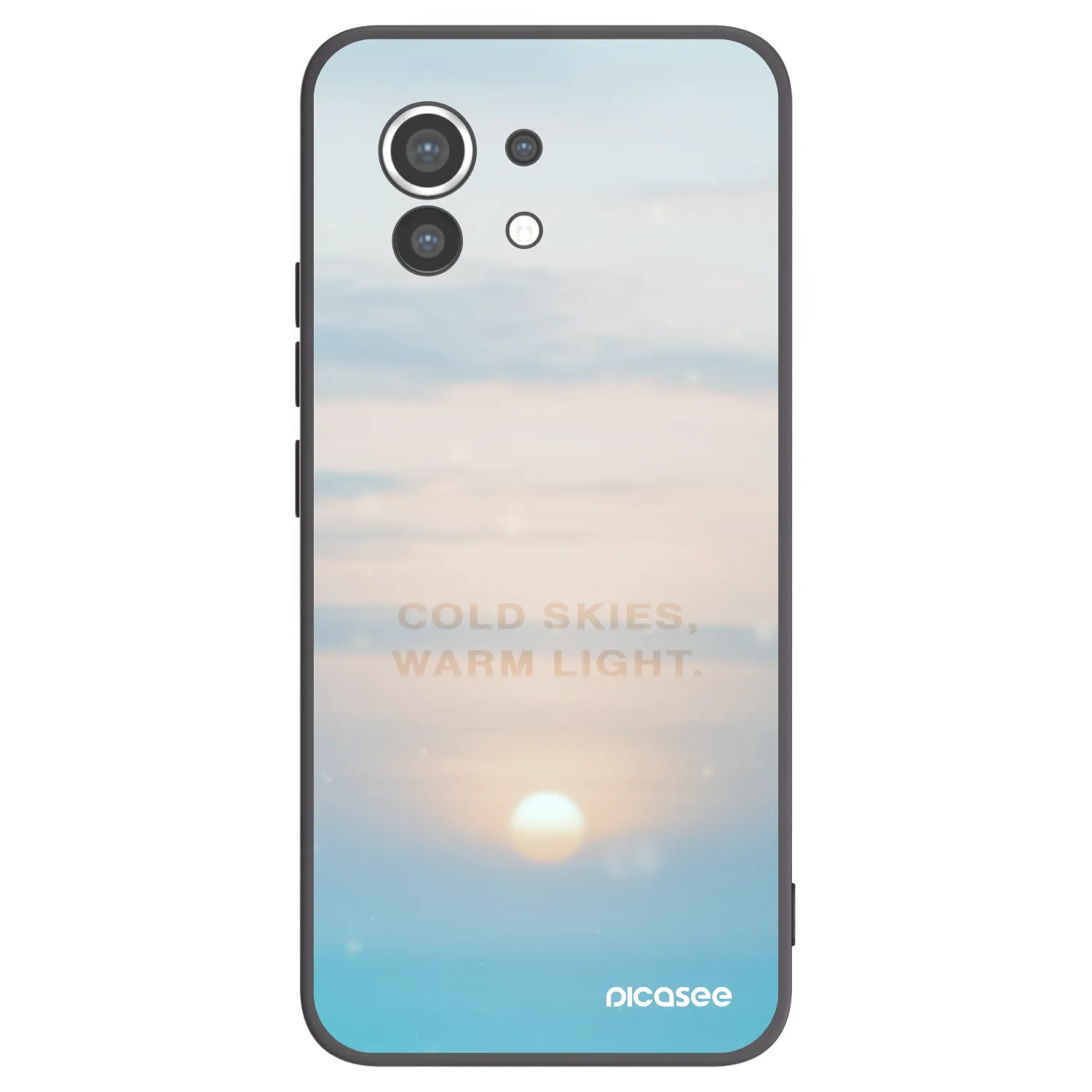Picasee silikonski črni ovitek za Xiaomi Mi 11 - COLD SKIES