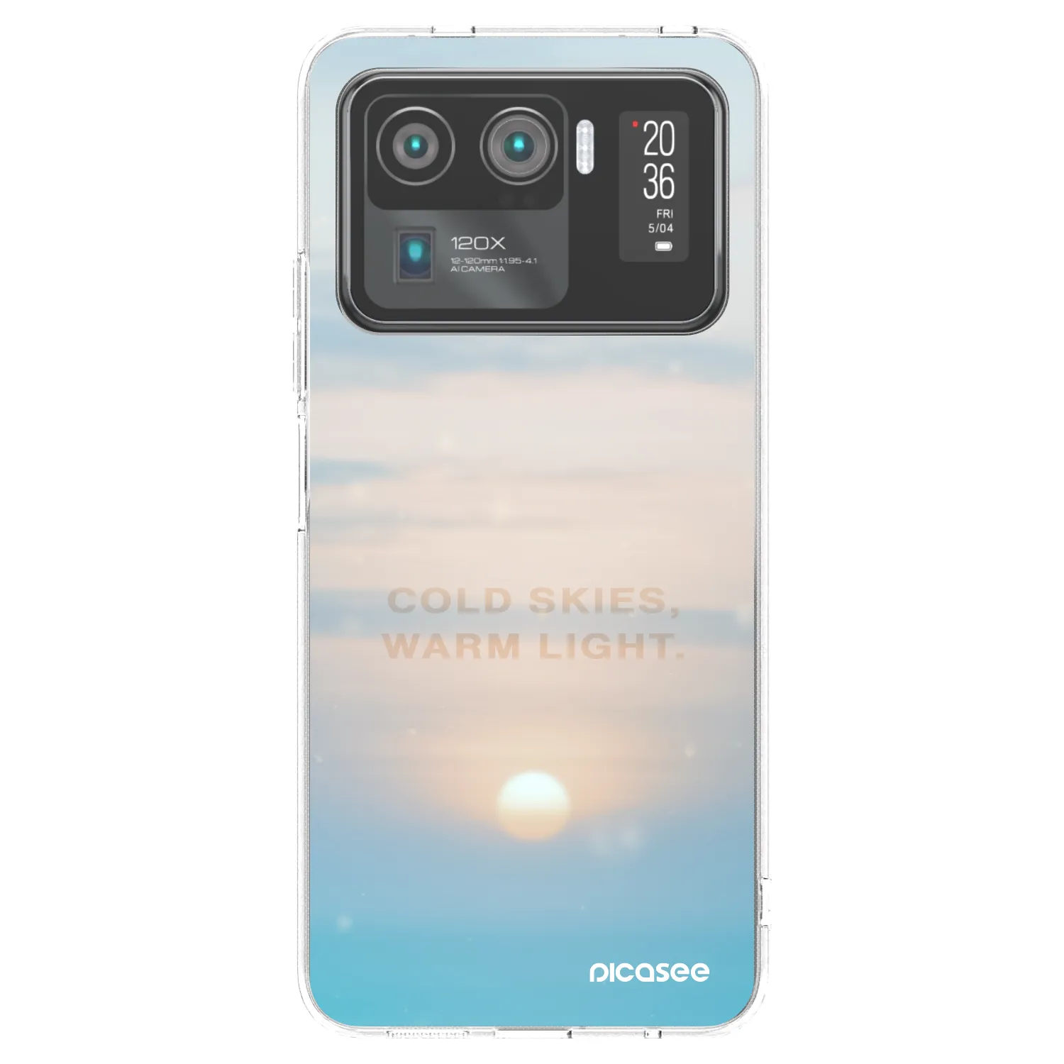 Picasee silikonski prozorni ovitek za Xiaomi Mi 11 Ultra - COLD SKIES