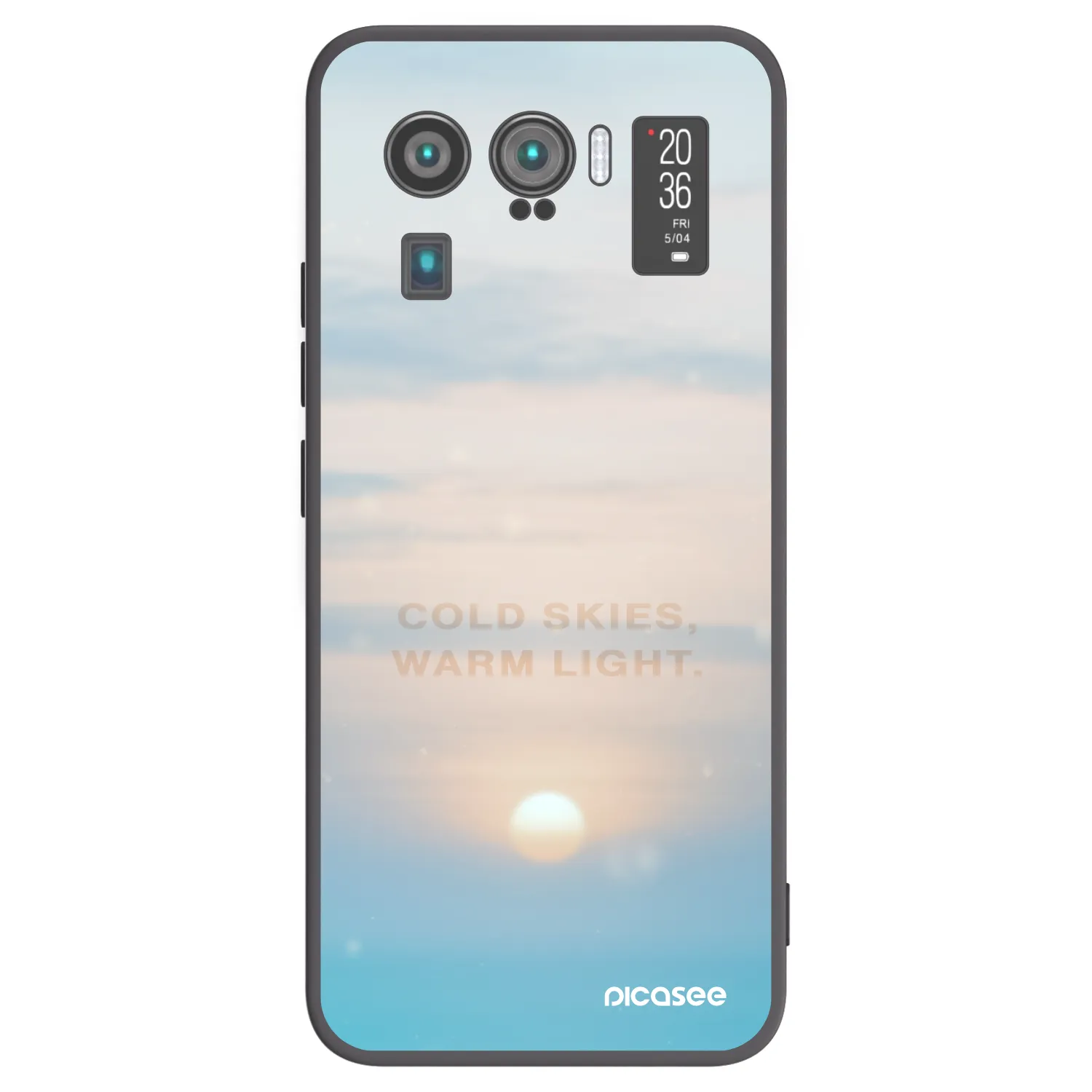 Picasee silikonski črni ovitek za Xiaomi Mi 11 Ultra - COLD SKIES