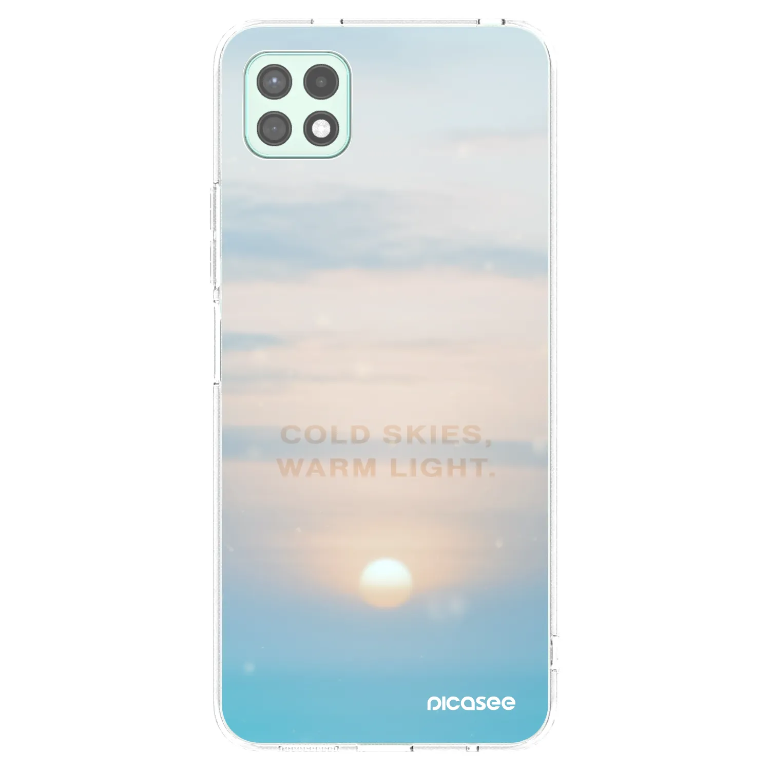 Picasee silikonski prozorni ovitek za Samsung Galaxy A22 A226B 5G - COLD SKIES