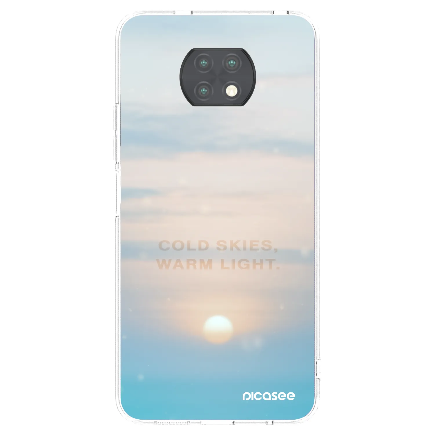 Picasee silikonski prozorni ovitek za Xiaomi Redmi Note 9T - COLD SKIES