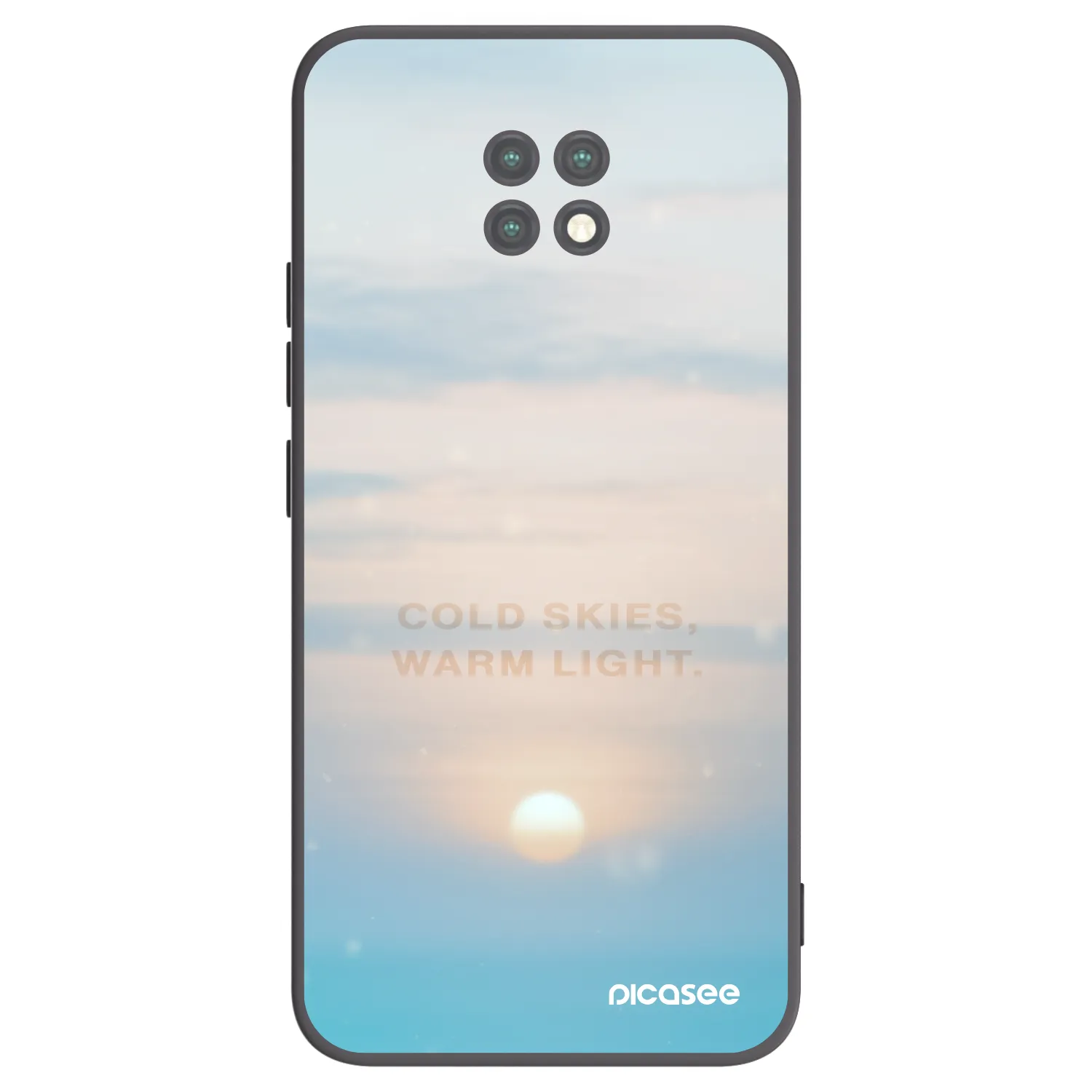 Picasee silikonski črni ovitek za Xiaomi Redmi Note 9T - COLD SKIES