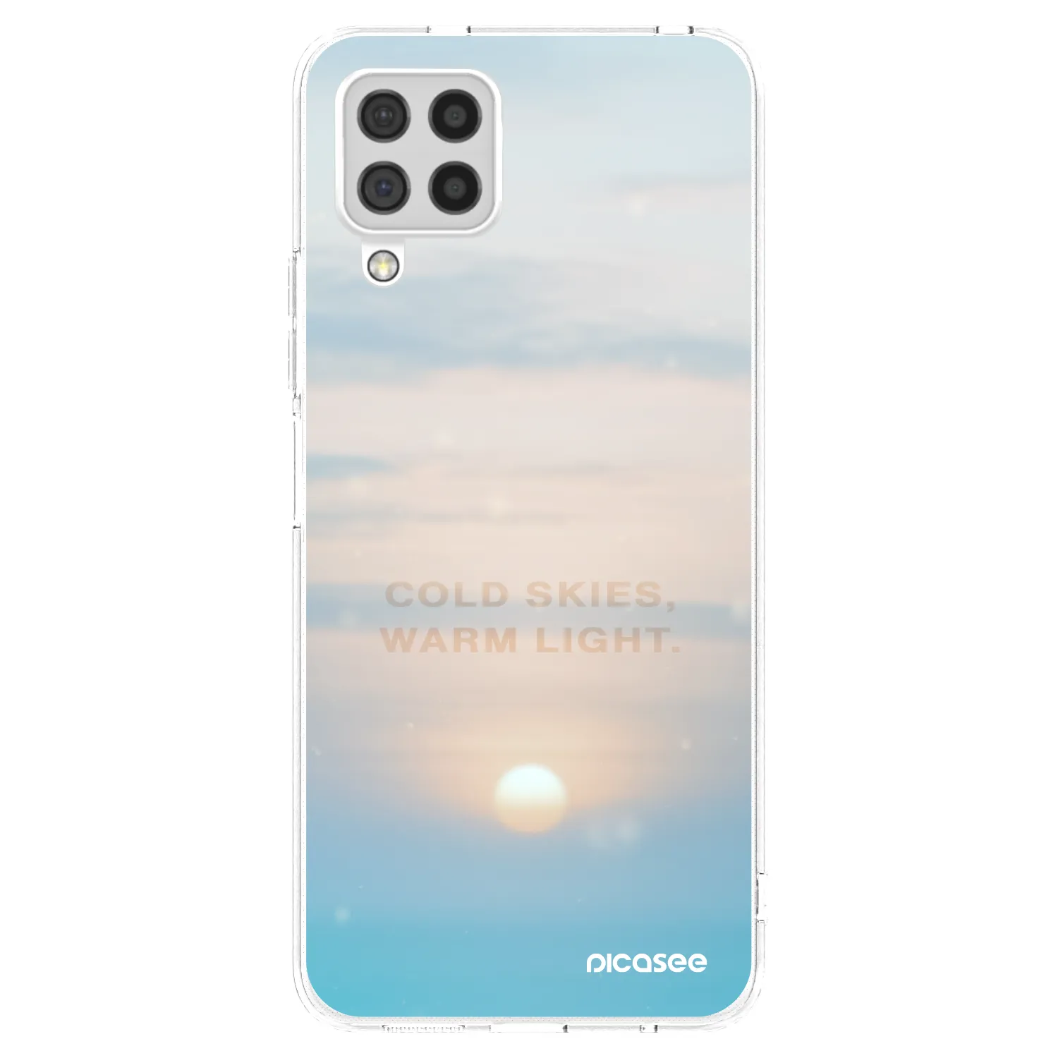 Picasee silikonski prozorni ovitek za Samsung Galaxy A22 A225F 4G - COLD SKIES