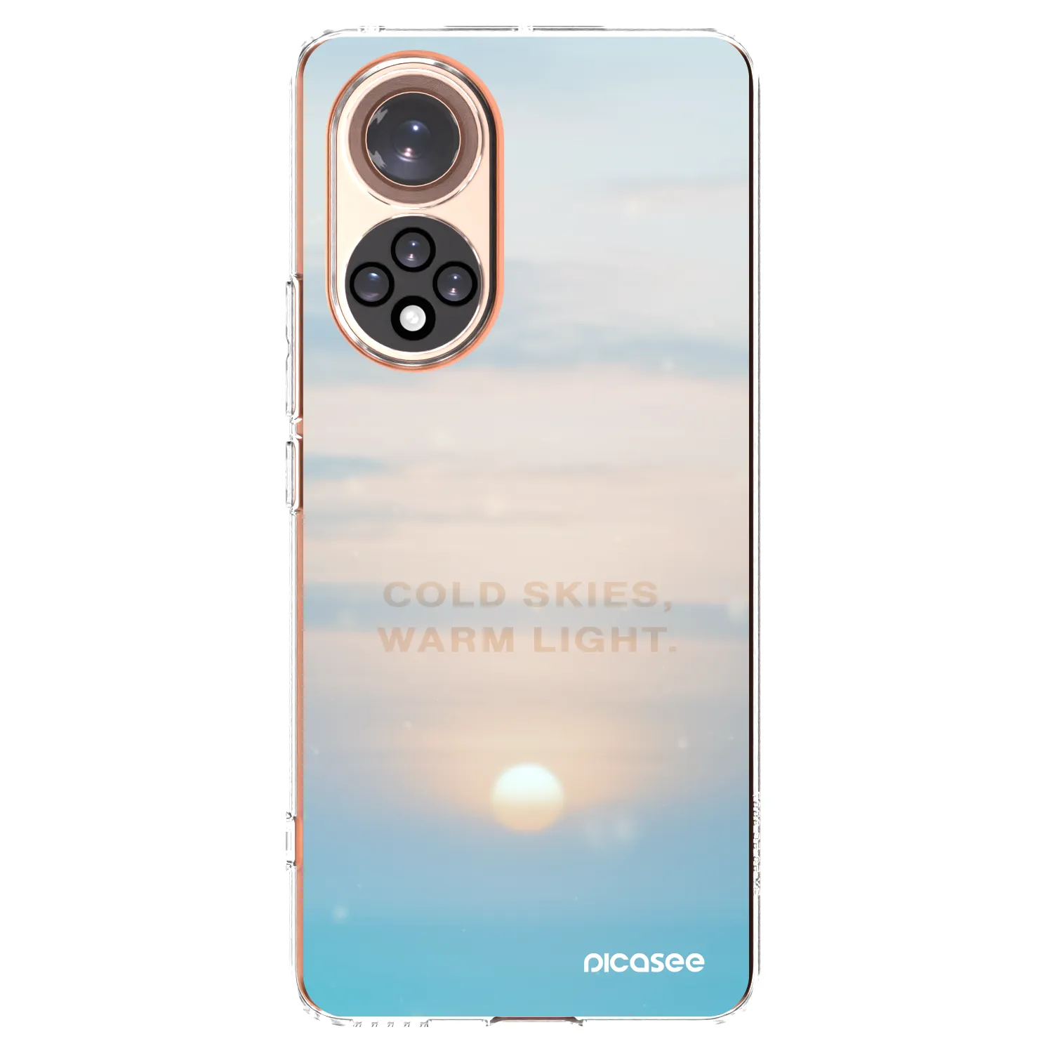 Picasee silikonski prozorni ovitek za Huawei Nova 9 - COLD SKIES