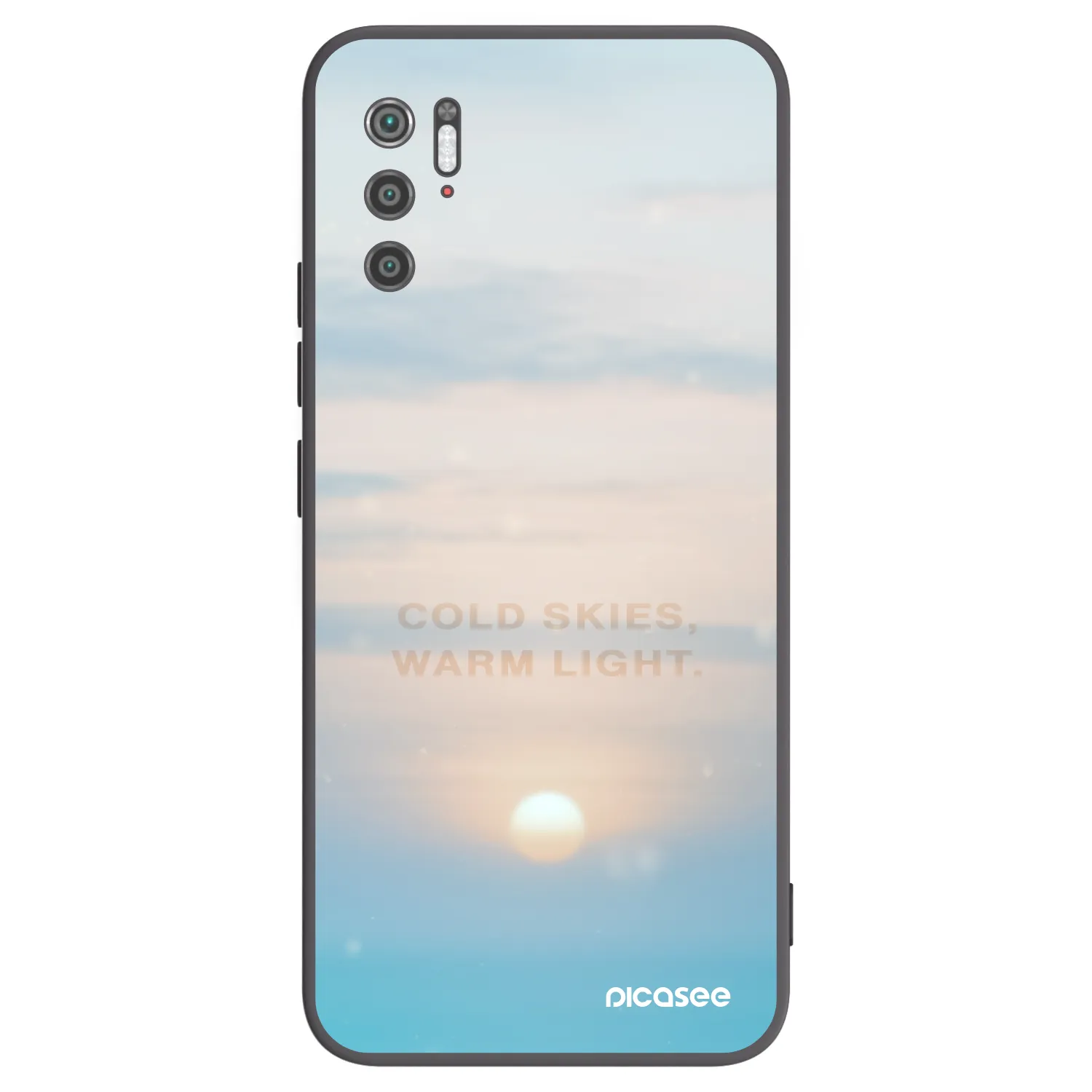 Picasee silikonski črni ovitek za Xiaomi Poco M3 Pro 5G - COLD SKIES